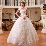 Champagne V Neck Lace Wedding Dresses with Detachable Train Backless Bridal Gown